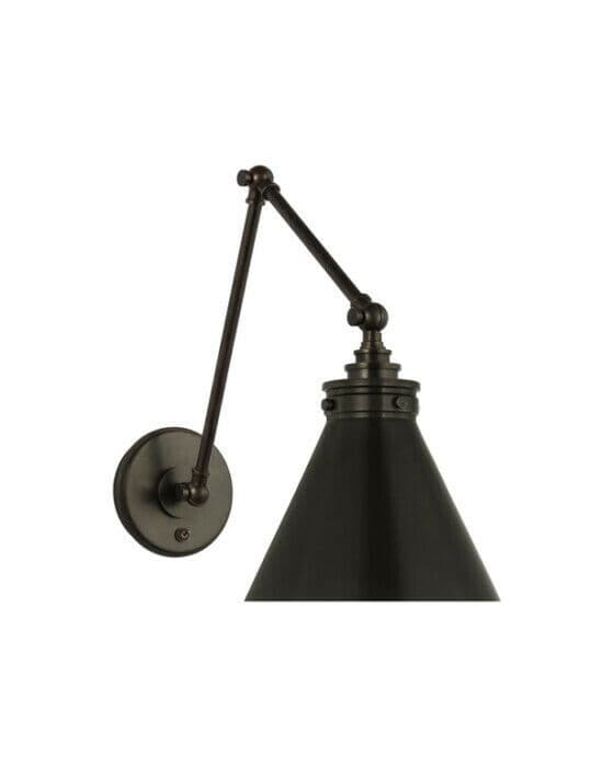 Parkington Double Library Wall Light Bronze