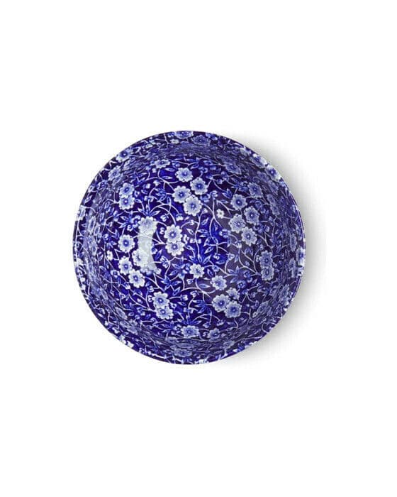 Blue Calico skål blå/hvit