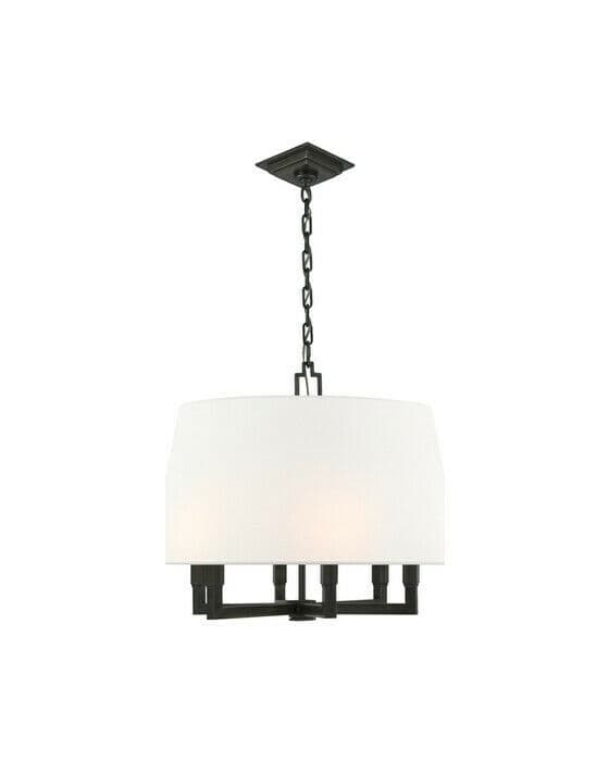 Square Tube Hanging Shade Bronze