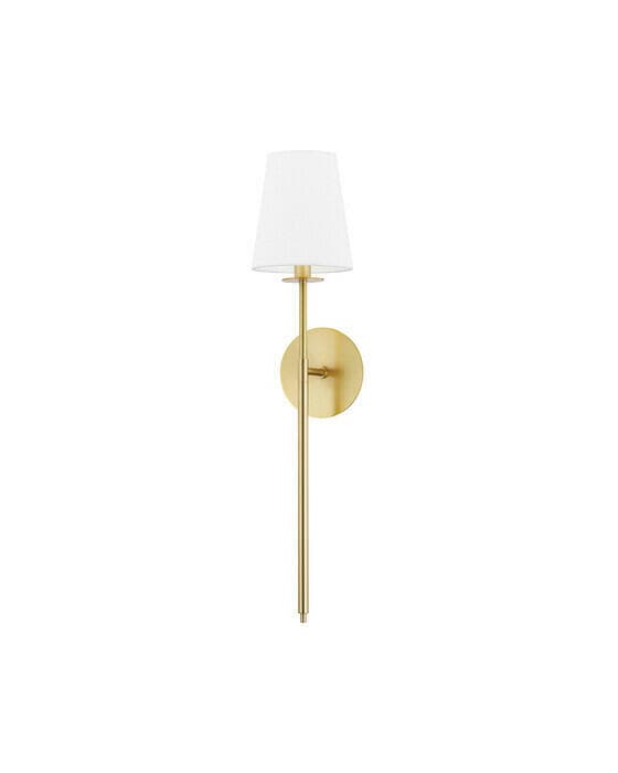 Niagra vegglampe antikk messing