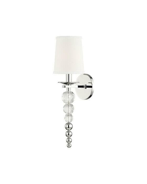 Persis vegglampe nikkel