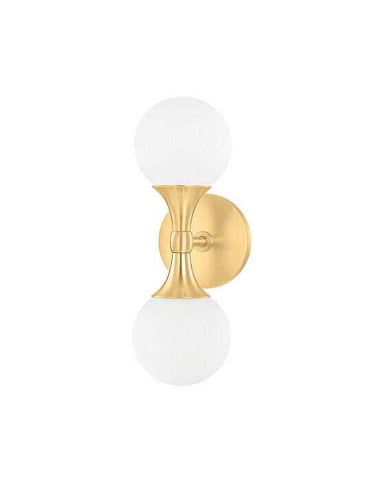 Astoria vegglampe antikk messing