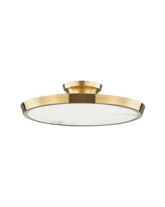 Draper vegglampe antikk messing