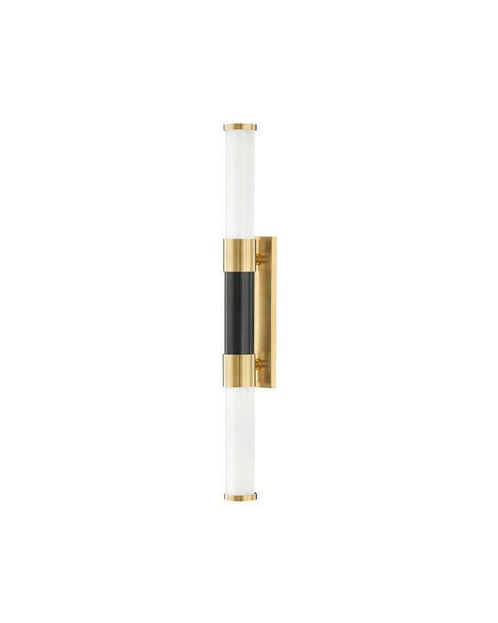 Huntington vegglampe antikk messing/bronse