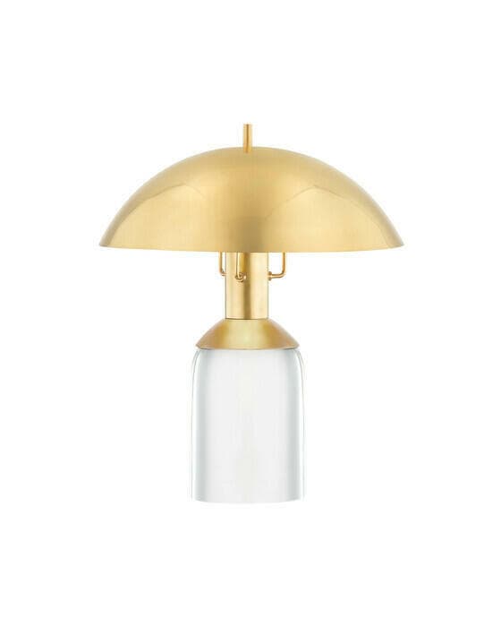 Bayside bordlampe antikk messing
