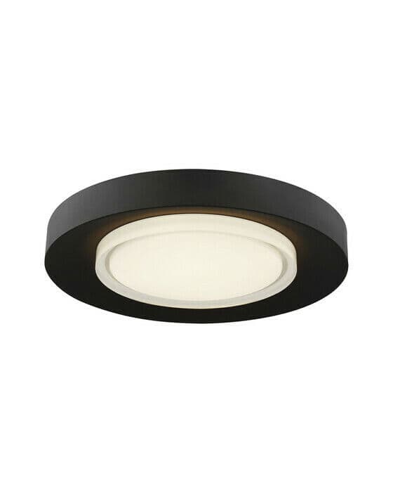 Hilo 16 Flush Mount Nightshade Black