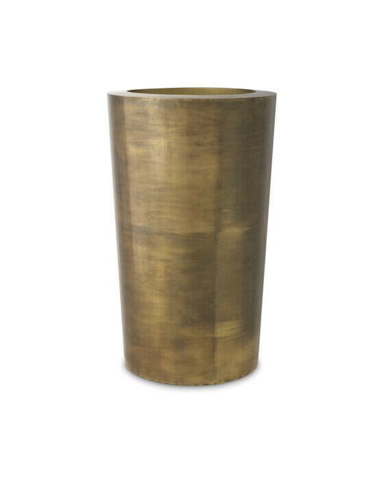 Maddox Planter Vintage Brass Finish
