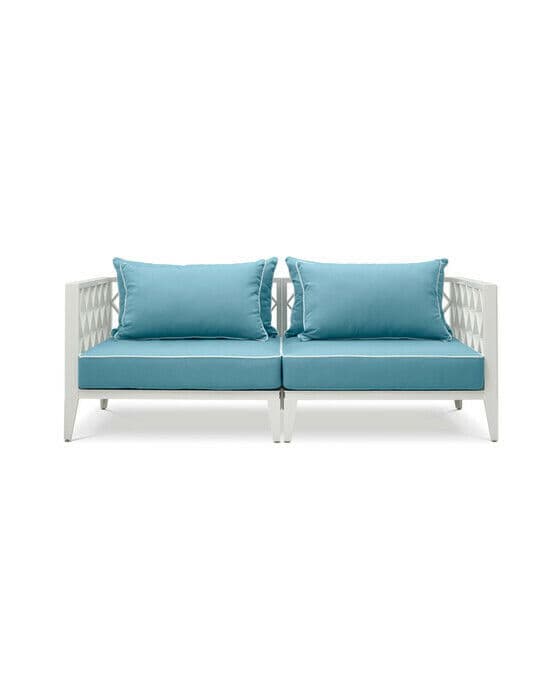 Ocean Club sofa, 2-seter, hvit