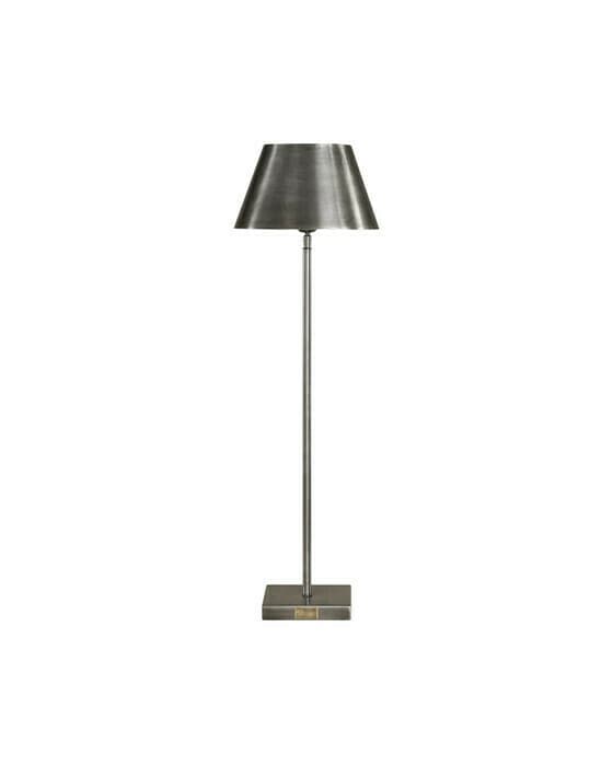 Pewter bordlampe
