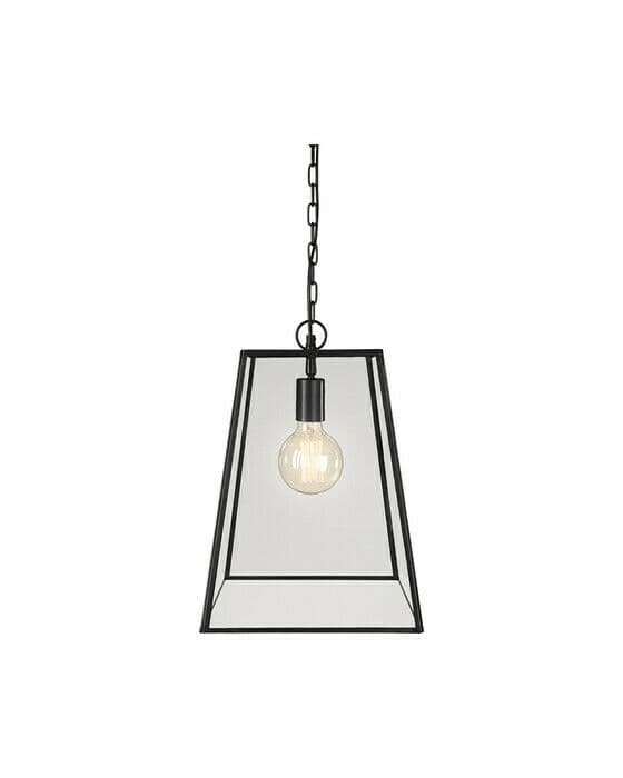 Slim City taklampe svart