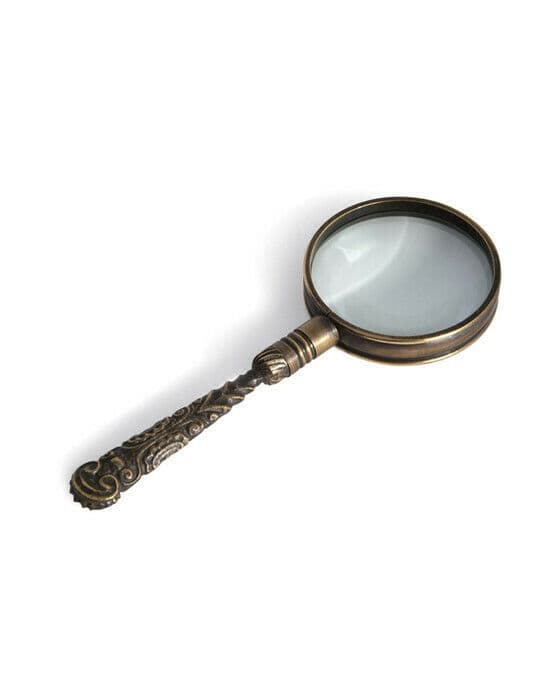 Rococo Magnifier, Bronze