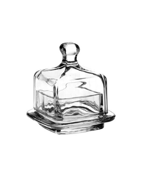 Capsano smørkopp klart glass