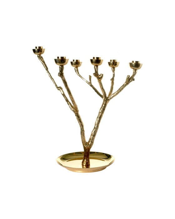 Twiggy Candlestick Gold
