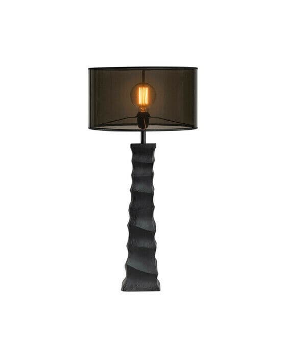 Pisa bordlampe, svart