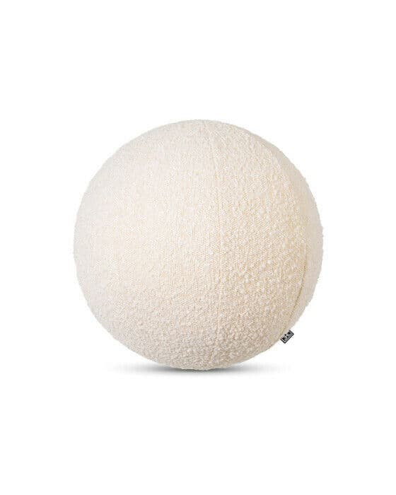 Palla rund pute bouclé cream