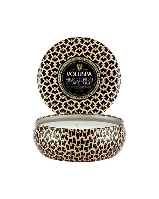 Pink Citron grapefrukt duftlys 3-veke