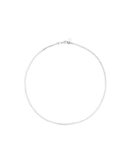 Diamond Chain halskedje rhodium