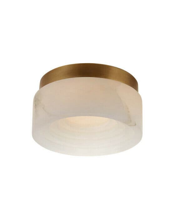 Otto 5" Solitaire Antique-Burnished Brass
