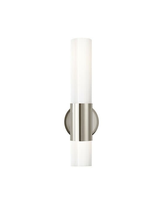 Penz Medium Cylindrical Sconce Polished Nickel