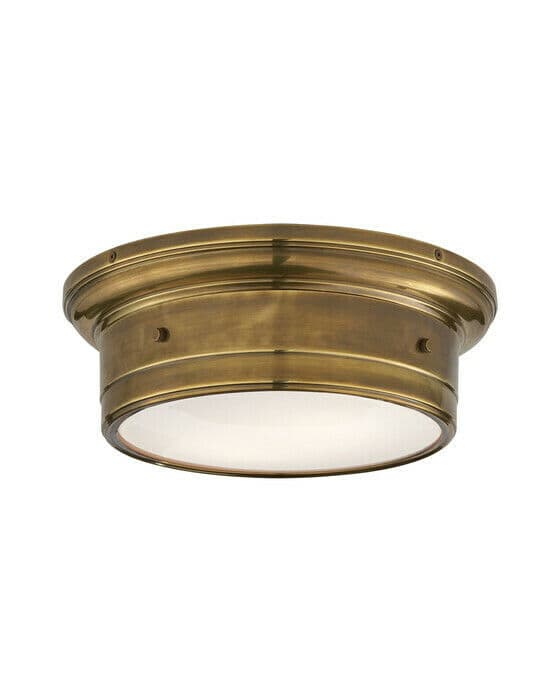 Siena Flush Mount Antique Brass S