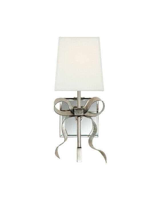 Ellery Small Gros-GraBow Sconce Polished Nickel