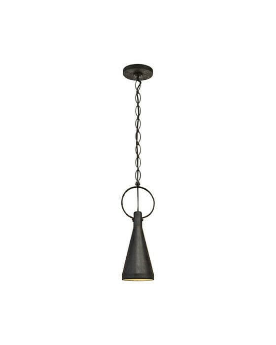 Limoges Small Pendant Natural Rust/Black Shade