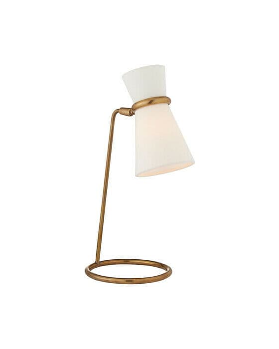 Clarkson bordlampe antikk messing