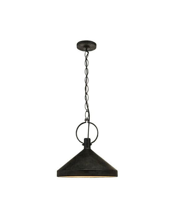 Limoges Large Pendant Natural Rust/Black Shade