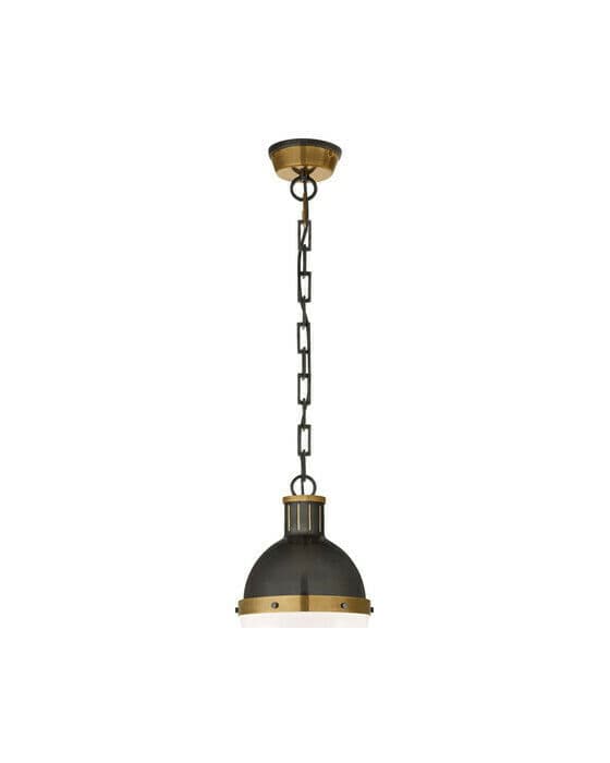 Hicks Pendant Bronze & Antique Brass Small