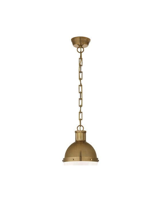 Small Hicks Pendant Antique Brass