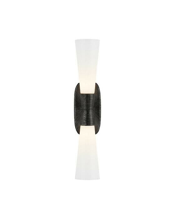 Utopia Large Double Bath Sconce Black