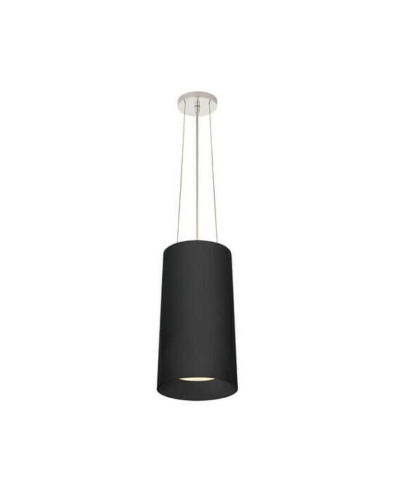 Halo Tall Hanging Shade Matte Black