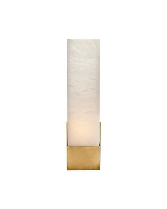 Covet Tall Box Bath Sconce Antique-Burnished Brass