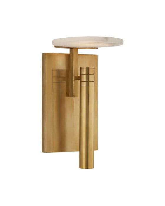 Melange Floating Disc Sconce Brass