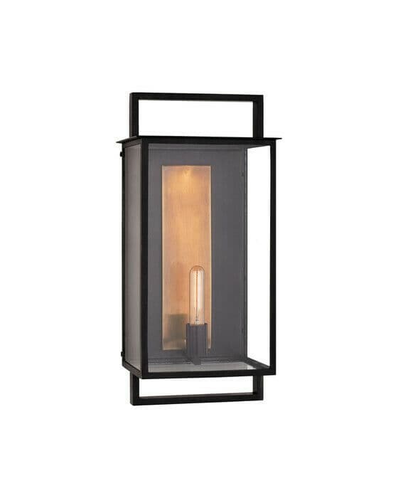 Halle Wall Lantern Black L
