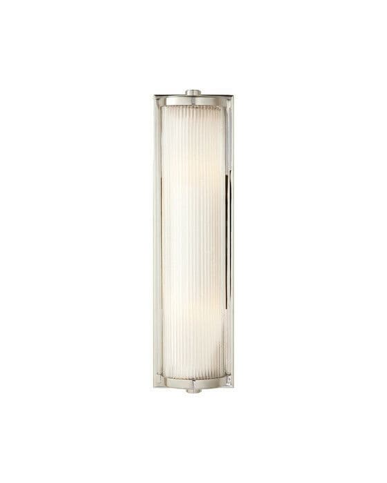 Dresser vegglampe i nikkel
