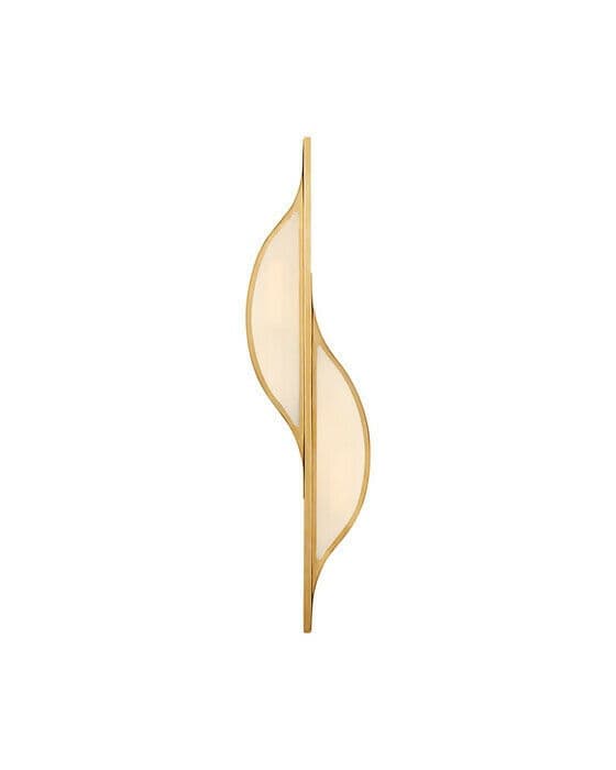 Avant Large Curved Sconce Antique-Burnished Brass