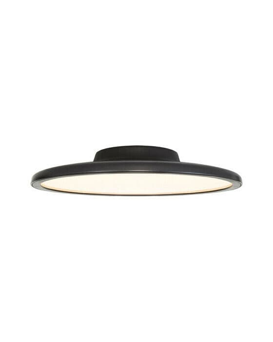 Dot 16" Flush Mount Matte Black
