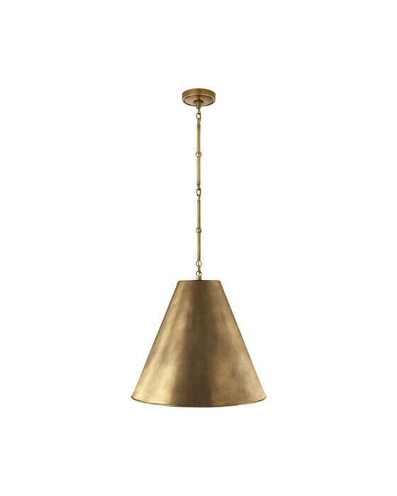 Goodman taklampe messing M