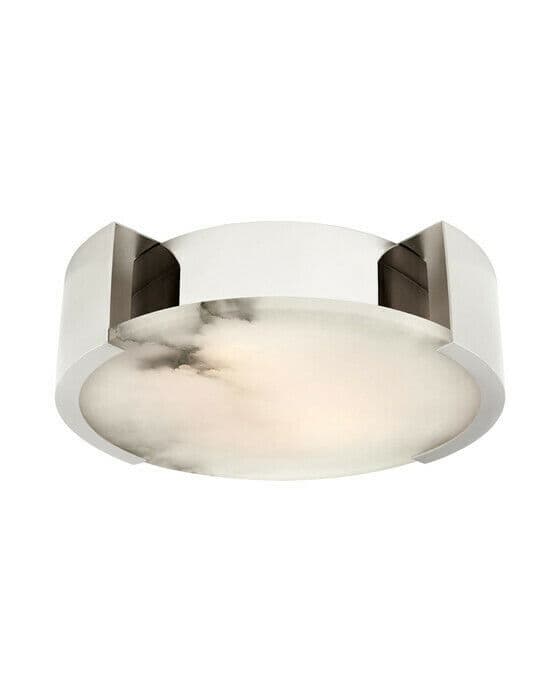 Melange Small Flush Mount Polished Nickel