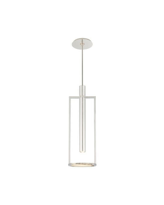 Melange Floating Disc Pendant Nickel M