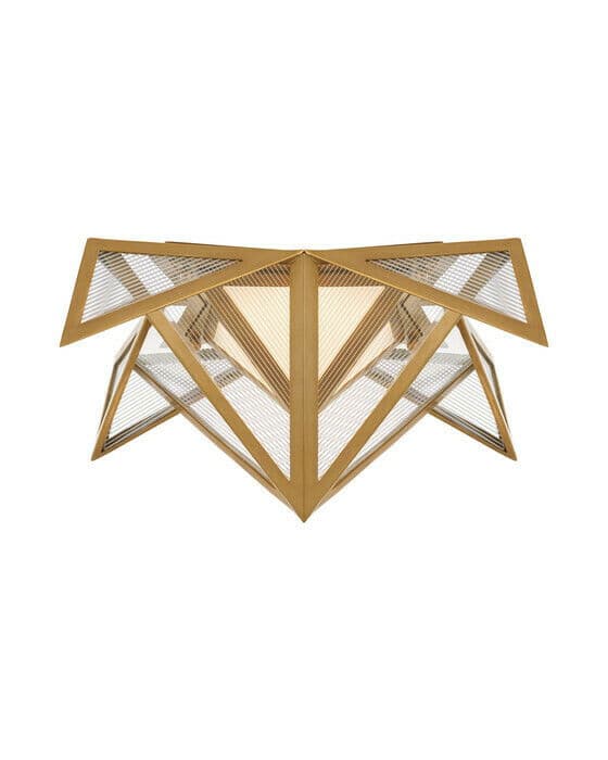 Ori Small Flush Antique-Burnished Brass
