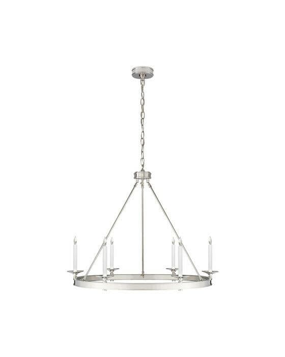 Launceton Ring Chandelier Polished Nickel