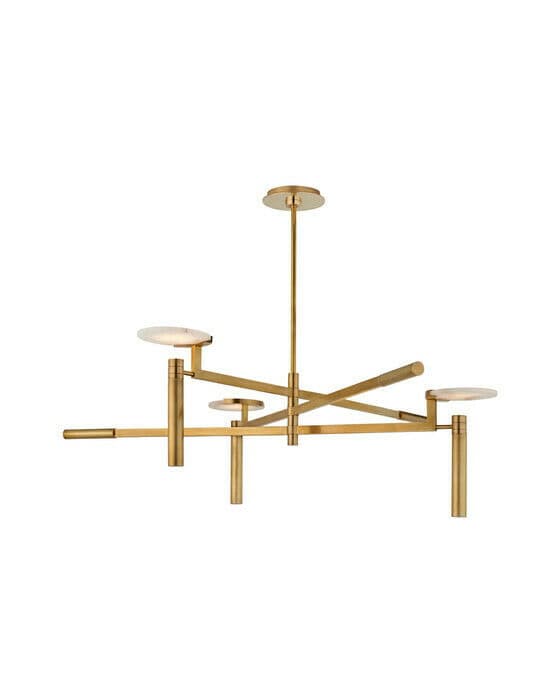 Melange Floating Disc takkrone messing