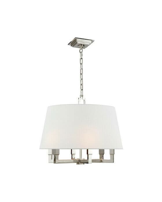 Square Tube Hanging Shade Nickel