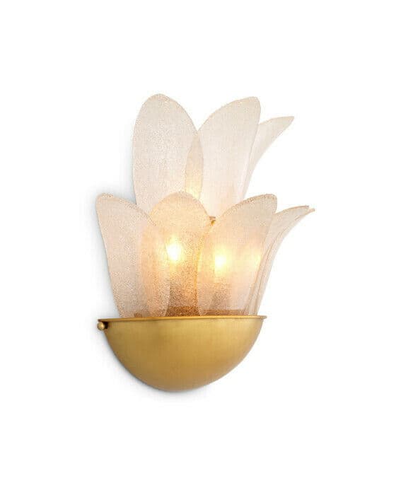 Melrose vegglampe antikk messing