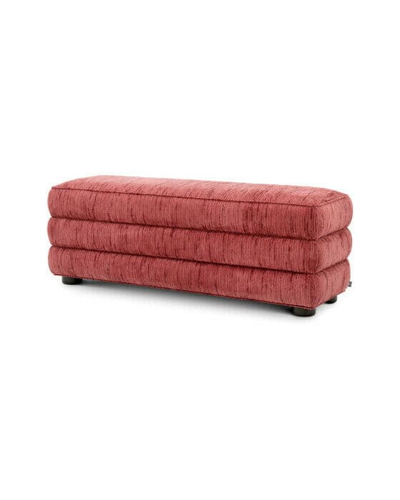 Helmsley benk terren burgundy red