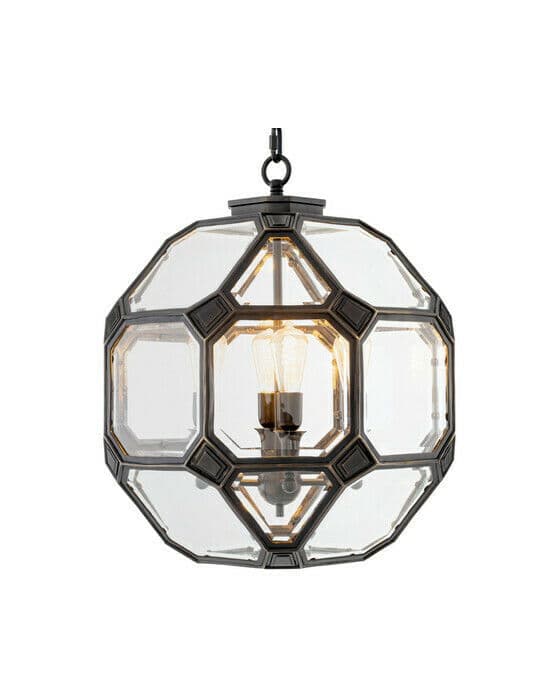 Olympia taklampe bronse
