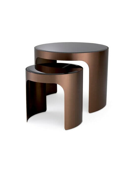 Piemonte sidebord kobber 2-sett