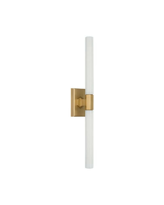 Hawthorne 20" Double Bath Light Antique-Burnished Brass